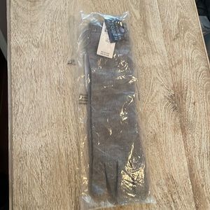 Anthropology Grey long gloves